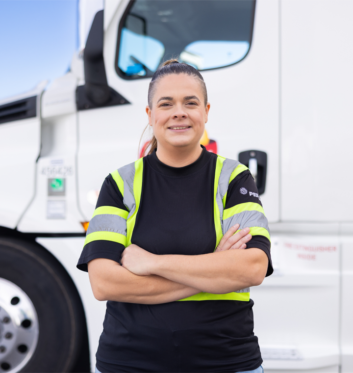 Maggie, On the Road Driver, Lethbridge, AB